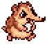 The Hufflesnuff from The Galactic Zoo (animated pixel art)